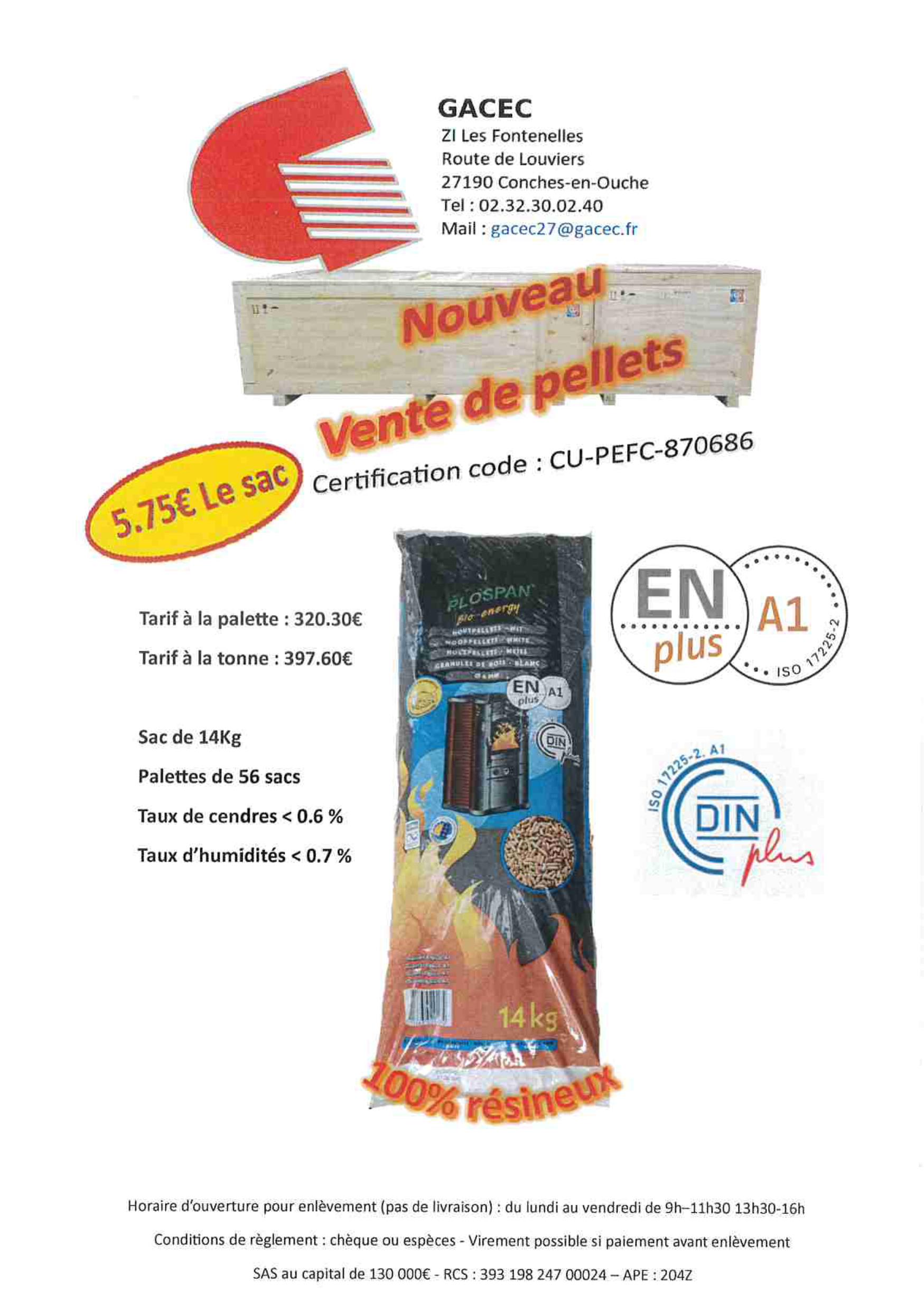 Pellets de Bois