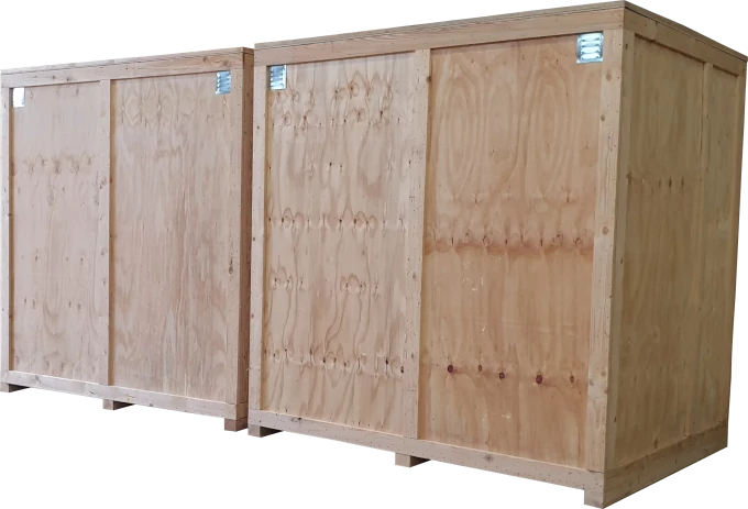 Deux caisses sur-mesure