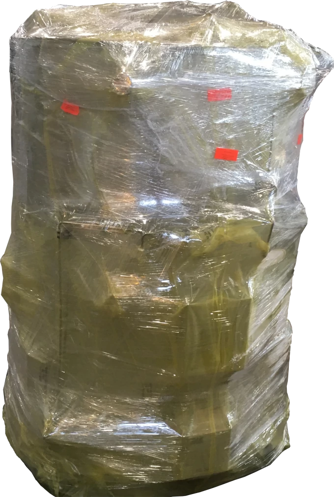 Emballage nucléaire sous gardac